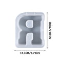 thumbnail image 2 of Molde de gota de pegamento de cristal DIY 26 molde de silicona de joyería de mesa de letras grandes Wmkox2893yii  hfskjfh2886, 2 of 2