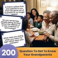 thumbnail image 3 of 200 Conversation Starters for Grandparents – Thoughtful Grandparents Gifts – Family Games for Kids and Elders to Connect and Share – Best Get to Know You Elderly Gifts and Senior Gifts Question Cards, 3 of 8