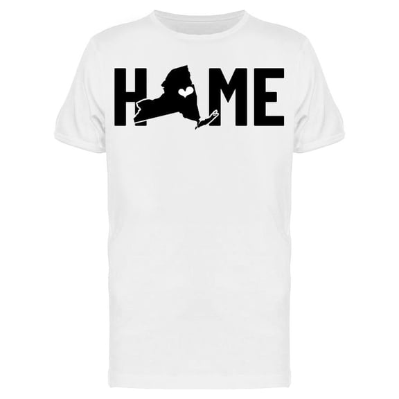 Home. Map Instead Letter "O" Tee Men's -Image by Shutterstock