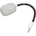 thumbnail image 4 of ZOUSSIQI BlackShark V2, V2 Pro Replacement Mic, Detachable Microphone Boom for Gaming Headsets with Windscreen, Gold Plated Plug, 360-Degree Rotation, Omnidirectional, 3.5mm Jack, (White) CA919-56796, 4 of 8
