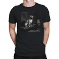 thumbnail image 2 of Pug on Vintage Gym Bench Men's T-shirt, 2 of 3
