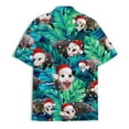 thumbnail image 4 of Funny Opossum Christmas Hawaiian Shirts For Men Christmas Lights Mens Hawaiian Shirts Short Sleeve Button Down Shirt Men, 4 of 7