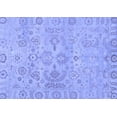 thumbnail image 1 of Ahgly Company Machine Washable Indoor Rectangle Oriental Blue Traditional Area Rugs, 7' x 10', 1 of 4