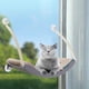 thumbnail image 4 of Percha para ventana de gato Zulema Hamaca para gatos Tablero rascador gris, 4 of 8