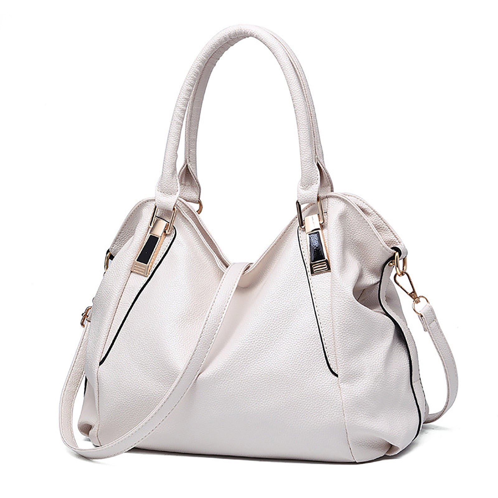 JUYGO Purses and Handbags Women Fashion Tote Bag Shoulder Bags Top Handle Satchel Purses Washed Synthetic Leather Handbag Four Seasons