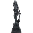 thumbnail image 2 of Ebros Large 21" H Bali Ganesha With Dhoti in War Armor On Pillar With Rat Statue, 2 of 8