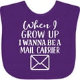 thumbnail image 3 of Inktastic Mail Carrier Future Postal Worker Boys or Girls Baby Bib, 3 of 4