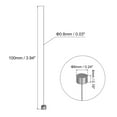 thumbnail image 2 of Straight Ejector Pin, 0.8mm Dia 65Mn Steel Round Tip Punch 100 Long 4Pcs, 2 of 5