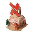 thumbnail image 2 of DIY Christmas Houses Christmas s Kits Room Table Decor Handmade Paper Style F, 2 of 9