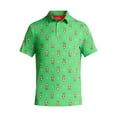 thumbnail image 5 of Birdie Bound Men's and Big Men's Santa Golfing Polo, Sizes S to 5XL, 5 of 5