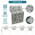 thumbnail image 6 of Purple Gray Blue Leaves Table Runner-Cotton Linen- 72 Inch Holiday Dresser Scarves, Retro Rural Natural Pastoral Plant Tablerunner for Kitchen Coffee/Dining Living Room Dinner Scarf Décor 18x72, 6 of 7