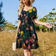 thumbnail image 3 of Night Garden XXX Sleeveless Dress Women's long dress Dance dresses elegant dresses plus sizes, 3 of 7