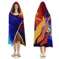thumbnail image 3 of Preston-Playz Wearable Blanket Hoodie, Multi-size Hooded Blanket, Warm Cozy Wearable Blanket with Hood 40"x50", 3 of 8