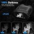 thumbnail image 3 of Lunettes de Vision Nocturne, Jumelles Infrarouges Numériques, Zoom Numérique 1080p pour Chasse Camping Voyage Surveillance, 3 of 8