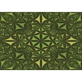 thumbnail image 1 of Ahgly Company Machine Washable Indoor Rectangle Transitional Dark Forest Green Area Rugs, 8' x 12', 1 of 7