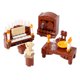 thumbnail image 3 of Bloques de construcción de ciudad medieval MOC, muebles de cocina, casa, dormitorio, comedor, figuras de soldados, casco, ladrillos para ensamblar, juguetes, 3 of 4