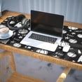 thumbnail image 3 of Long Mouse Pads for Desk,Halloween Ghost Pumpkin Pattern Desk Mats on Top Of Desks, Desk Mouse Pad Extra Large with 3mm Non-Slip Base and Stitched Edge for Gaming,Office,Work,Home 35.4x15.7in, 3 of 5
