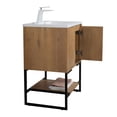 thumbnail image 4 of Allen 24 inch free standing vanity with a integrated white sink, 4 of 5