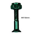 thumbnail image 4 of Juego de accesorios para monopatín, piezas de pernos para patín, juego de tornillos de montaje estándar para longboard Green_26mm_1pc Zulema tornillos para patineta, 4 of 8