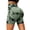 Light Green, variant on Breezora Womens High Rise Tie Dye Workout Shorts Belly Firming Compression Yoga Shorts Seamless Sporty Bottoms