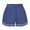 Blue, variant on CFLVAEK Plus Size Shorts for Women Casual Summer High Waisted Drawstring Shorts Fringe Trendy Beach Vacation Shorts Black XXXL