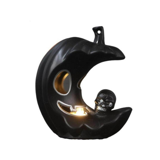 LED Pumpkin Light Pumpkin Skeleton Lamp Halloween Ornaments for Halloween Decoration