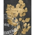thumbnail image 2 of Goldberger, Jennifer 15x18 Black Ornate Wood Framed with Double Matting Museum Art Print Titled - Postage Leaves III, 2 of 4
