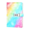 thumbnail image 2 of KLKCMS Diary with Lock 180 Pages Organizer Lock Journal Planner for Girls Kids Boys Rainbow, 2 of 9