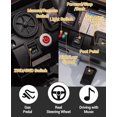 thumbnail image 7 of EastVita 24V Ride on Car for Kids, 2 Seater Ride on Car Truck, Licensed Toyota Electric Car with Parent Remote Control, 4.4MPH, 4x550W Motors, 7 of 7