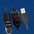 thumbnail image 1 of EIMELI 10W Mini Aquarium Heater Mini Fish Tank Heater with Display Thermostat Temperature Adjustable 5V/2A USB Powered Super Mini Turtle Heater Safe Tank Heater for 1 to 5L Tanks, 1 of 11
