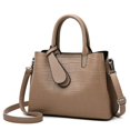 thumbnail image 1 of LinYooLi New Large PU Leather Crossbody Bags For Women Summer Crocodile Pattern Solid Color Lady Shoulder Handbags Simple Female Totes, 1 of 6