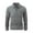 Gray, variant on DAFPZW Men's Long Sleeve Shirts Contrasting Colors Design Golf T-Shirt Casual Button Tops with Pocket