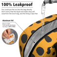 thumbnail image 5 of Insulated Lunch Bag for Women, Floral Print Oxford Fabric Lunch Box, Leakproof Thermal Cooler Tote for Work, School & Picnic, Leopard Animal Print, 5 of 5