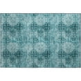 thumbnail image 2 of Addison Rugs Mayfield Washable Transitional Organic Teal Rectangle Rug, 1'8" x 2'6", 2 of 5