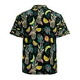 thumbnail image 3 of High Quality Hawaiian Shirts for Men Short Sleeve Aloha Beach Shirt Floral Summer Casual Button Down Shirts Blouses JR3UAY, 3 of 7