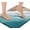 Abstract Beach, variant on Seashells on Wooden Background Bath Mat 16"x24" NonSlip Soft Microfiber Bathroom Rugs Washable Bathmat for Tub Shower Room Floor Elegant Entryway Decor