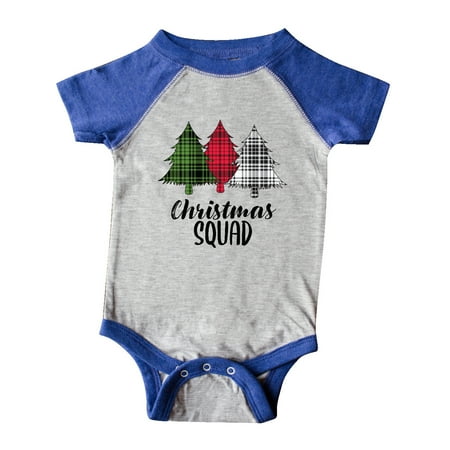 

Inktastic Christmas Squad with Plaid Trees Gift Baby Boy or Baby Girl Bodysuit