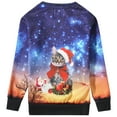 thumbnail image 2 of SSLR Big Girls' Xmas Crewneck Pullover Funny Ugly Christmas Sweatshirt, 2 of 8