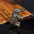 thumbnail image 2 of Yuarrent Elefante sólido Pequeños adornos en miniatura Bronce antiguo Decoración para el hogar Estatua de animal Decoración Regalo de Tratamientos de ventanas, 2 of 6
