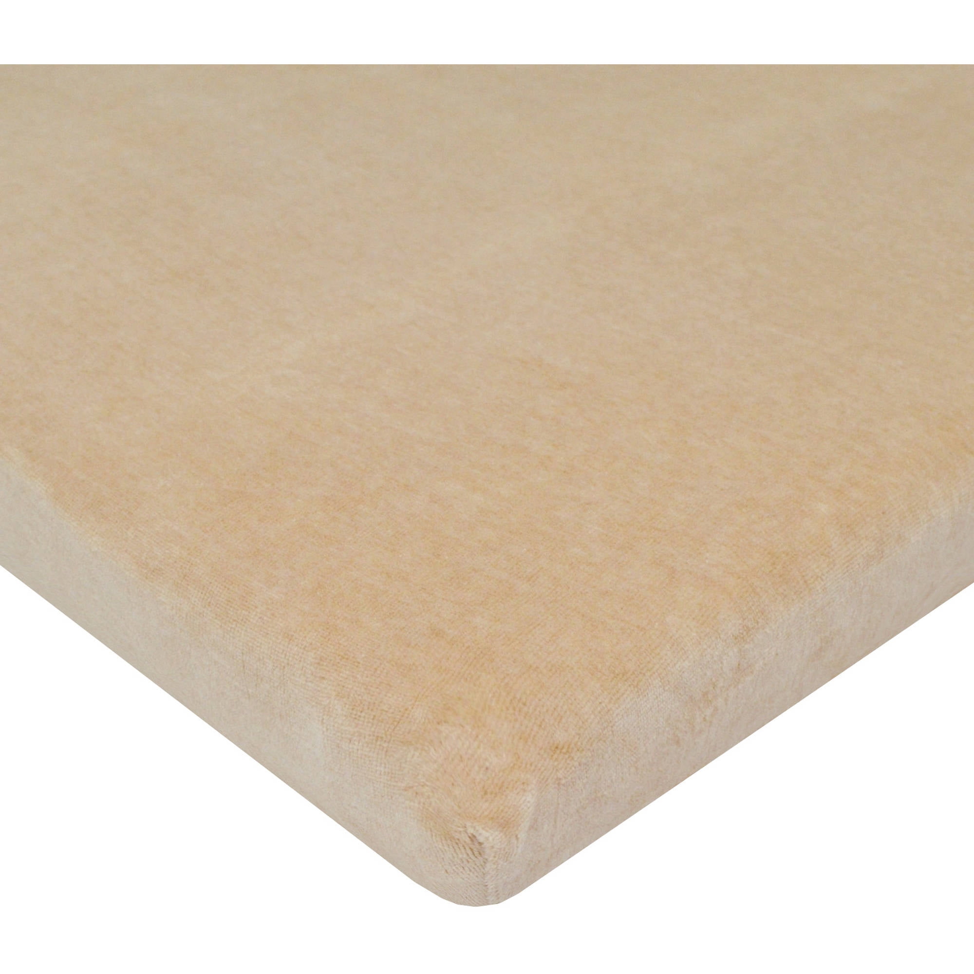 American Baby Company 85529 Organic Fitted Cotton Velour Bassinet Sheet Mocha