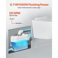 thumbnail image 2 of Bomba maceradora VEVOR 500W 110LPM con cabezal de 8 m con 4 entradas de agua, 2 of 9