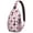 Cartoon Owl wi, variant on Rainbow Unicorn Galaxy Sling Backpack with Mystical Forest Theme, Cute Fantasy Cartoon Crossbody Bag for Women Women Travel