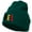 Dk Green, variant on Belgium BEL Flag Embroidered Long Beanie - Dk Green OSFM
