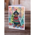 thumbnail image 2 of Dachshund Christmas Greeting Cards Pack of 8 7 in x 5 in, 2 of 3