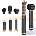 thumbnail image 1 of 5-in-1 Professional Hot Air Styler Kit, Complete Hair Dryer Brush System with Interchangeable Attachments for Volumizing, Smoothing & Auto-Wrapping Curls, 1 of 16