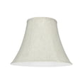 thumbnail image 2 of Aspen Creative 58052 Transitional Bell Shape UNO Construction Lamp Shade in Linen White, 14" Wide (7" x 14" x 11"), 2 of 5