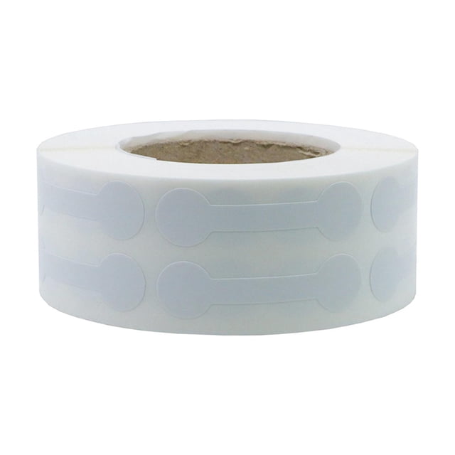 Bewildely 500 x Round Jewelry Price Paper Kraft Stickers for Rings Bag Shops Type3