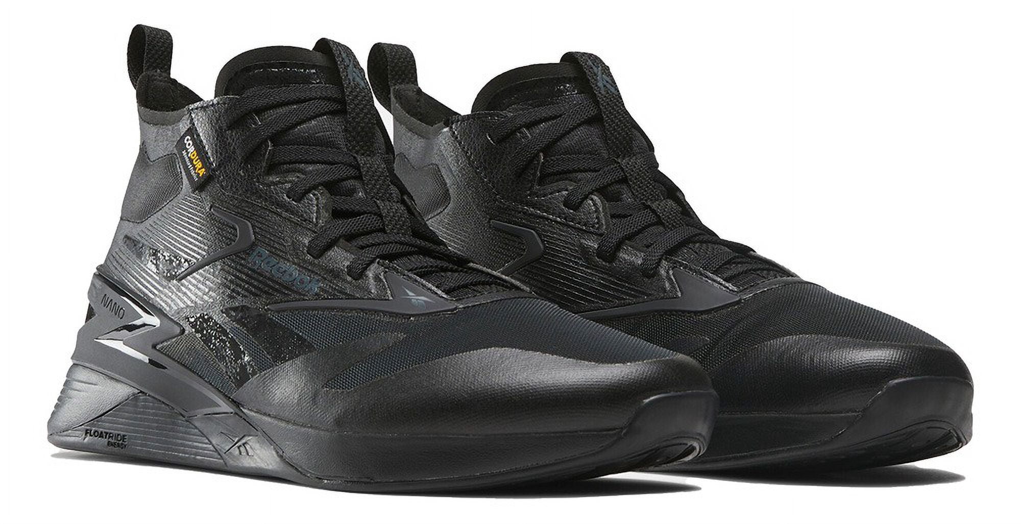 Mens Reebok NANO UNKNWN Shoe Size: 12 Black - Black - Pewter Cross