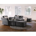 thumbnail image 3 of EastVita GAOMON Modular Sectional Sofa with Ottomans Chenille Sleeper 7 - Seat Sofa Couch with Chaise and Storage Seats U Shaped Couch for Living Room Grey (U Shaped Sofa-7), 3 of 7