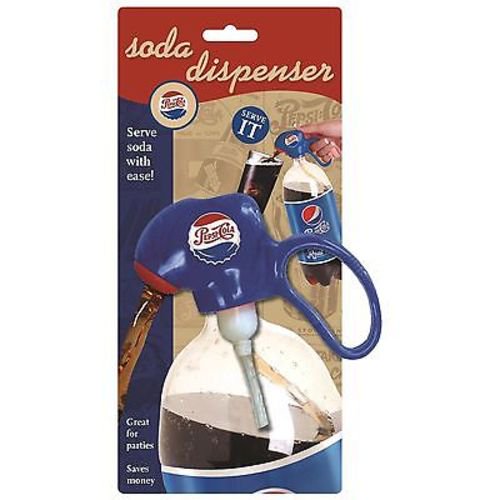 Jokari Pepsi Heritage Soda Dispenser & Fizz Keeper for 2 liter Pop